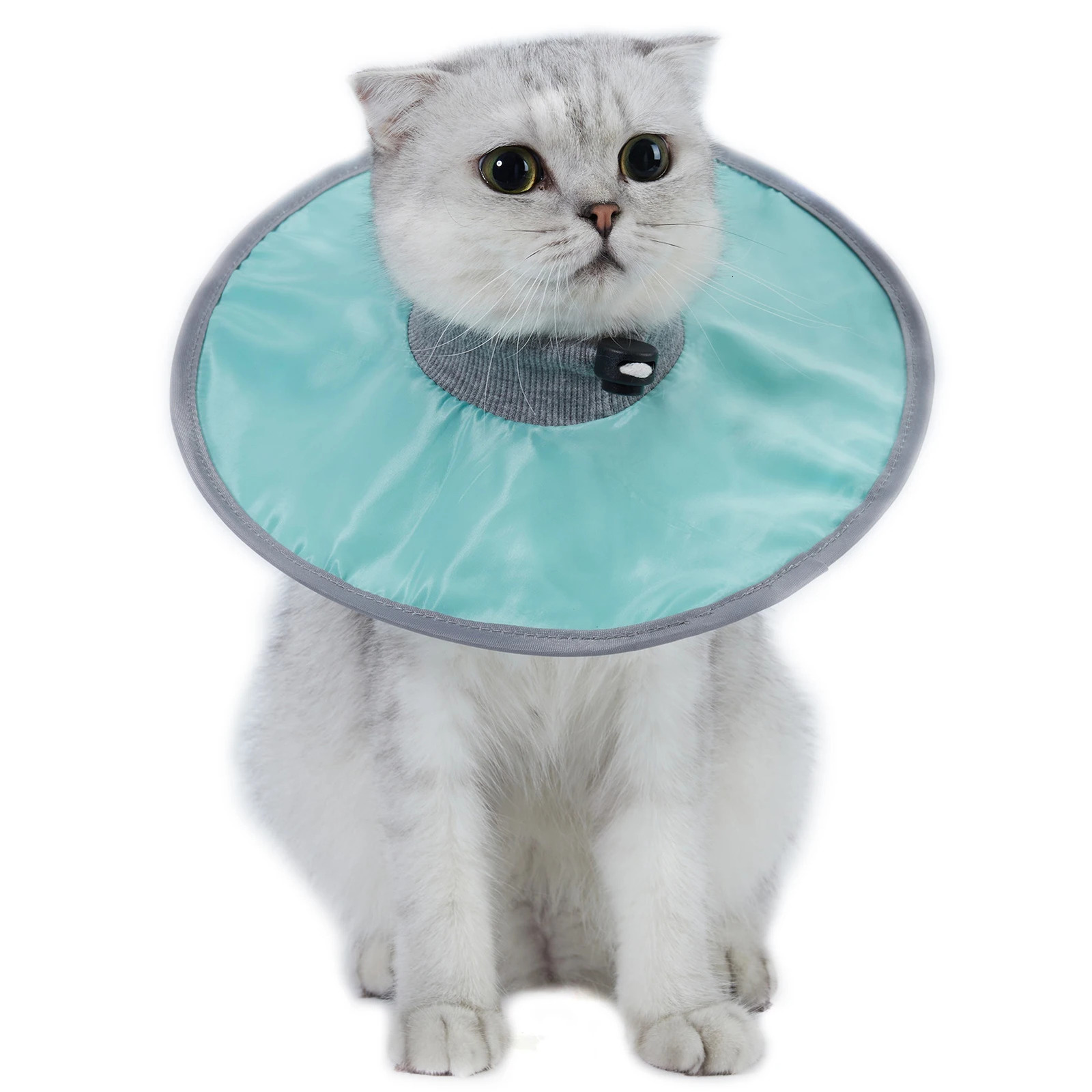 Pet Cat Protective Collar Neck Recovery Cone Collar for Anti-Bite Lick Reusable Cat Dogs Health Circle for Pet Supplies 250716