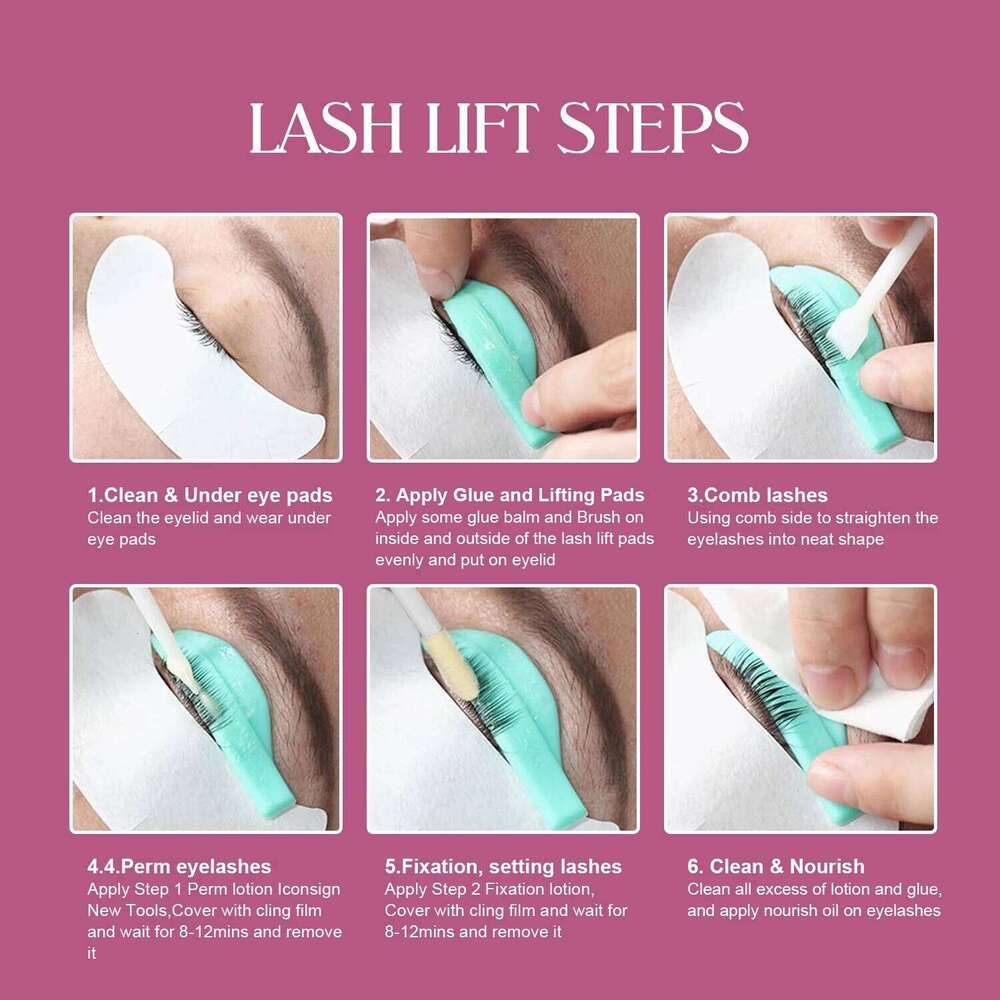 Eyebrow & Lash Lift Professional Eyelash Perm 2-In-1 Eyelashes Perming Brow Lamination Kit with Accessories DIY Home X250725
