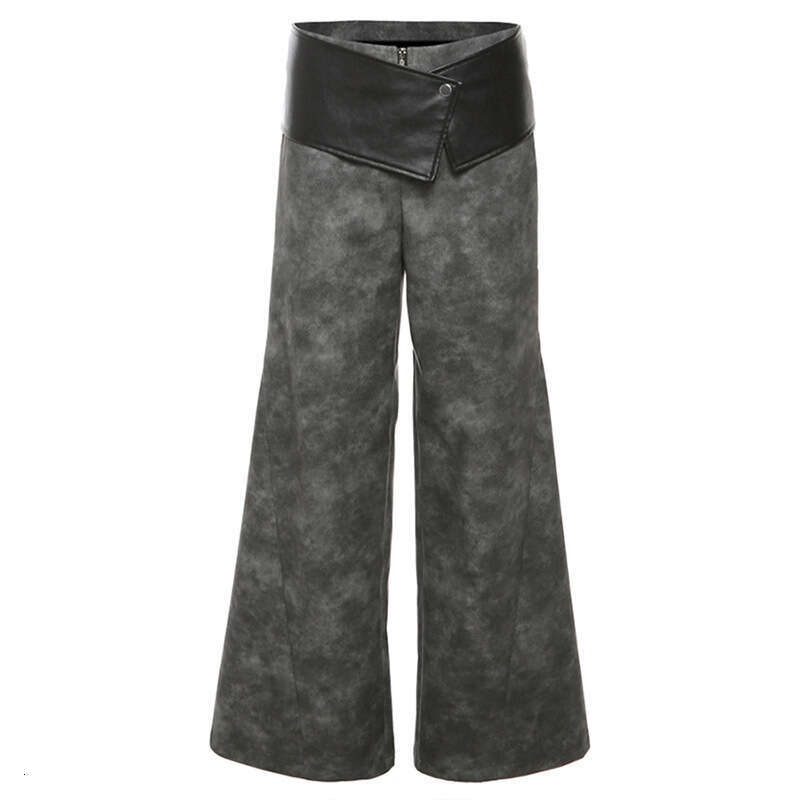 2023 Autumn Winter New Women's Street Fashion High Waist Loose Wide Leg Pants 14b