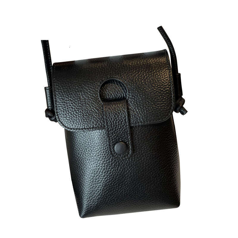 Genuine Leather Bag for Women, Crossbody, High-End Fashion, Top Layer Cowhide, Single Shoulder Small Bag, Lightweight Phone Pouch, Simple Design