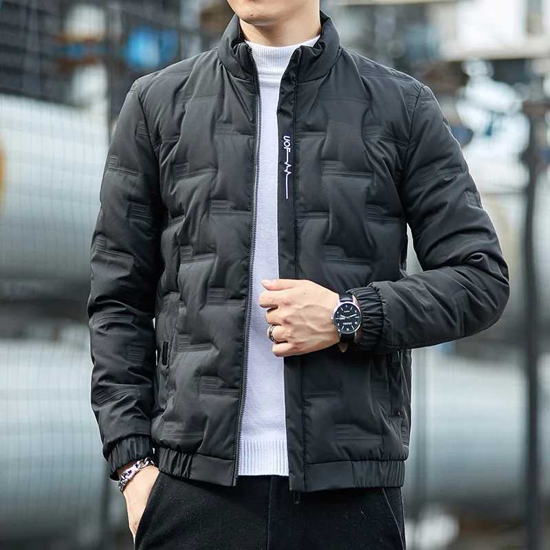 Mens Down Jacket Light And Thin Short Style Plus Size Fashionable Handsome Winter 2025 New Coat Boy Korean Version Warm X250725