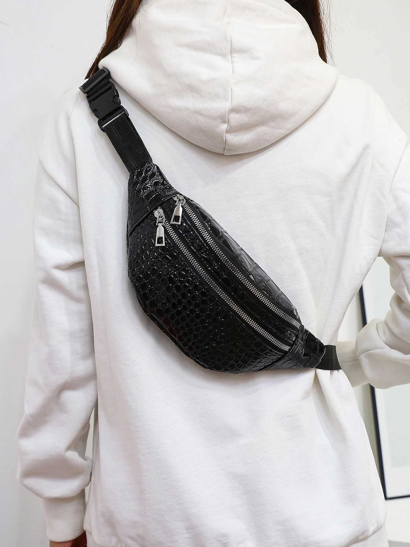 Odile Pattern Waist Bag Ch Bag Waterproof Highlight Fanny Pack Shoulder Messenger Bag Outdoor Sports Running Phe Bag Y250724