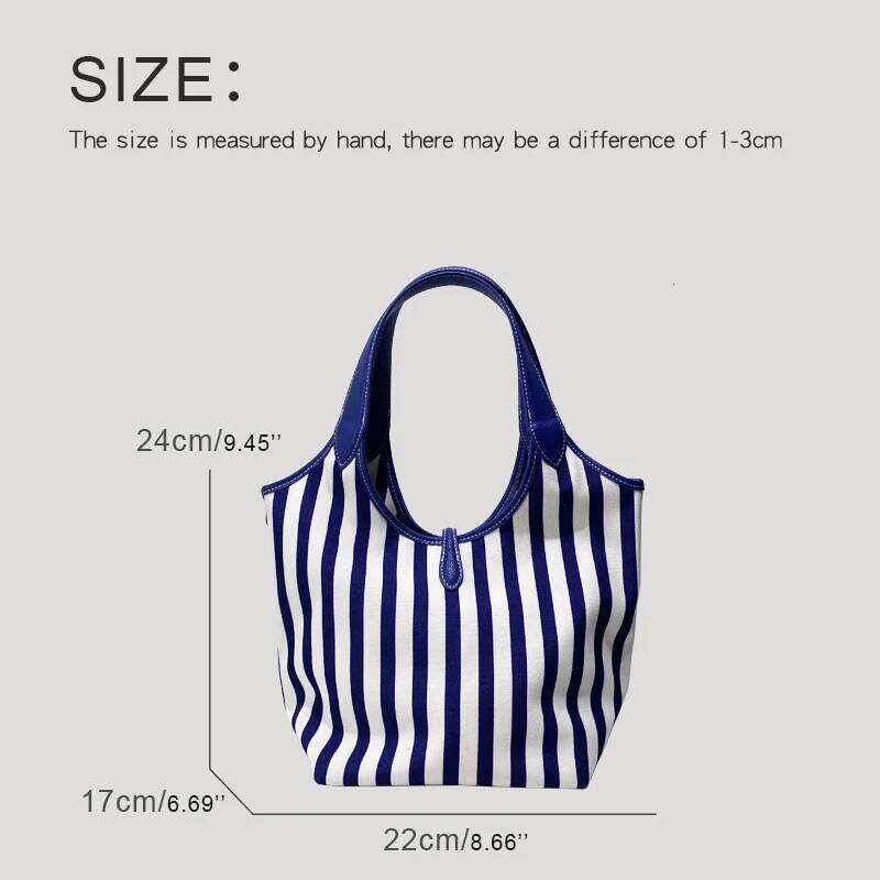 Women's Bags Designer Casual Canvas Bucket Bags Fo Women Designe Handbag And Puses New In PU Button With Inne Pocket Undeam
