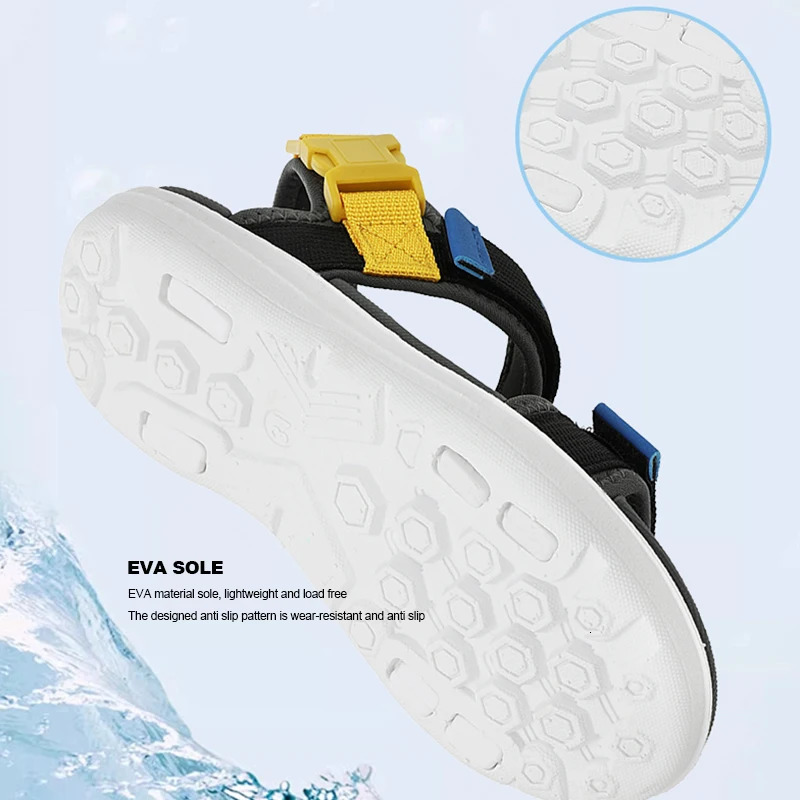 Summer Breathable Sandals Childrens Beach Shoes Boys Girls Student Casual Antislip Wear Resistant Footwear Kids 250725