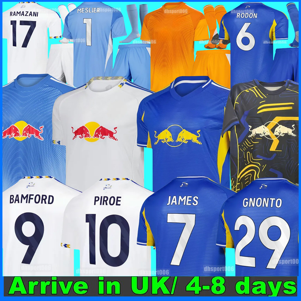 leed 25 26 BAMFORD Retro Llorente Soccer Jerseys Home Away 2025 2026 Adams Aaronson HARRISON Sinisterra JAMES Maillots De Football Kids Kit Football Shirt