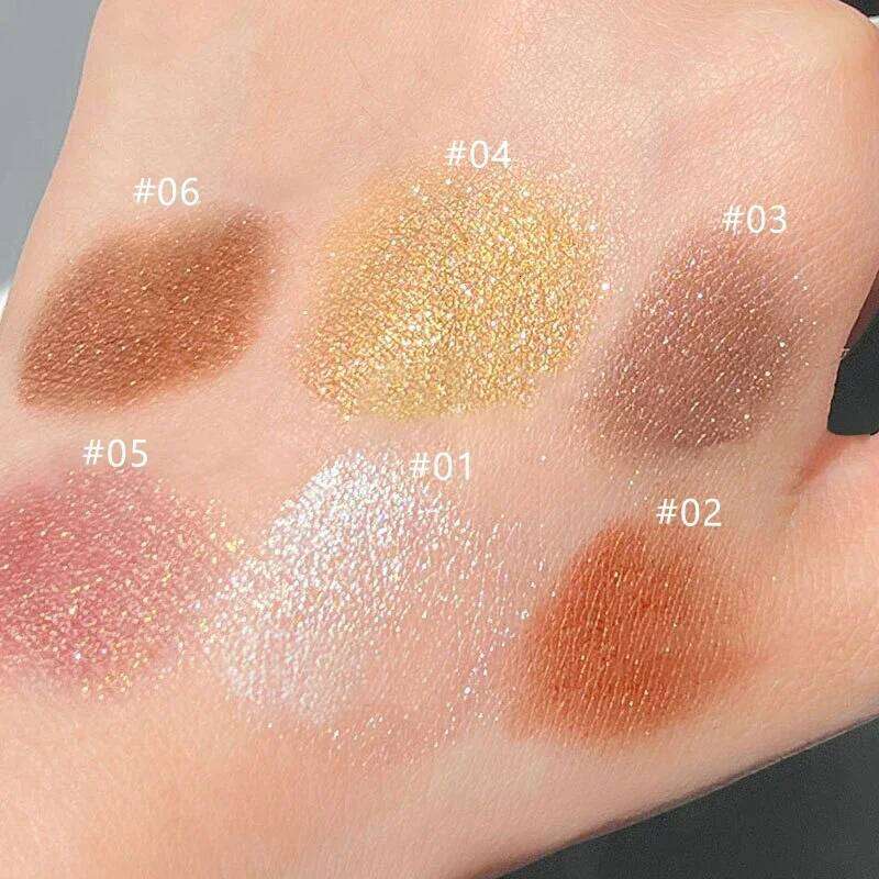 1PC Double-Ended Eyeshadow Stick Waterproof, High Pigment, Matte Glitter, DIY-Friendly, Fast & Easy, Certified, Unisex Use X250725