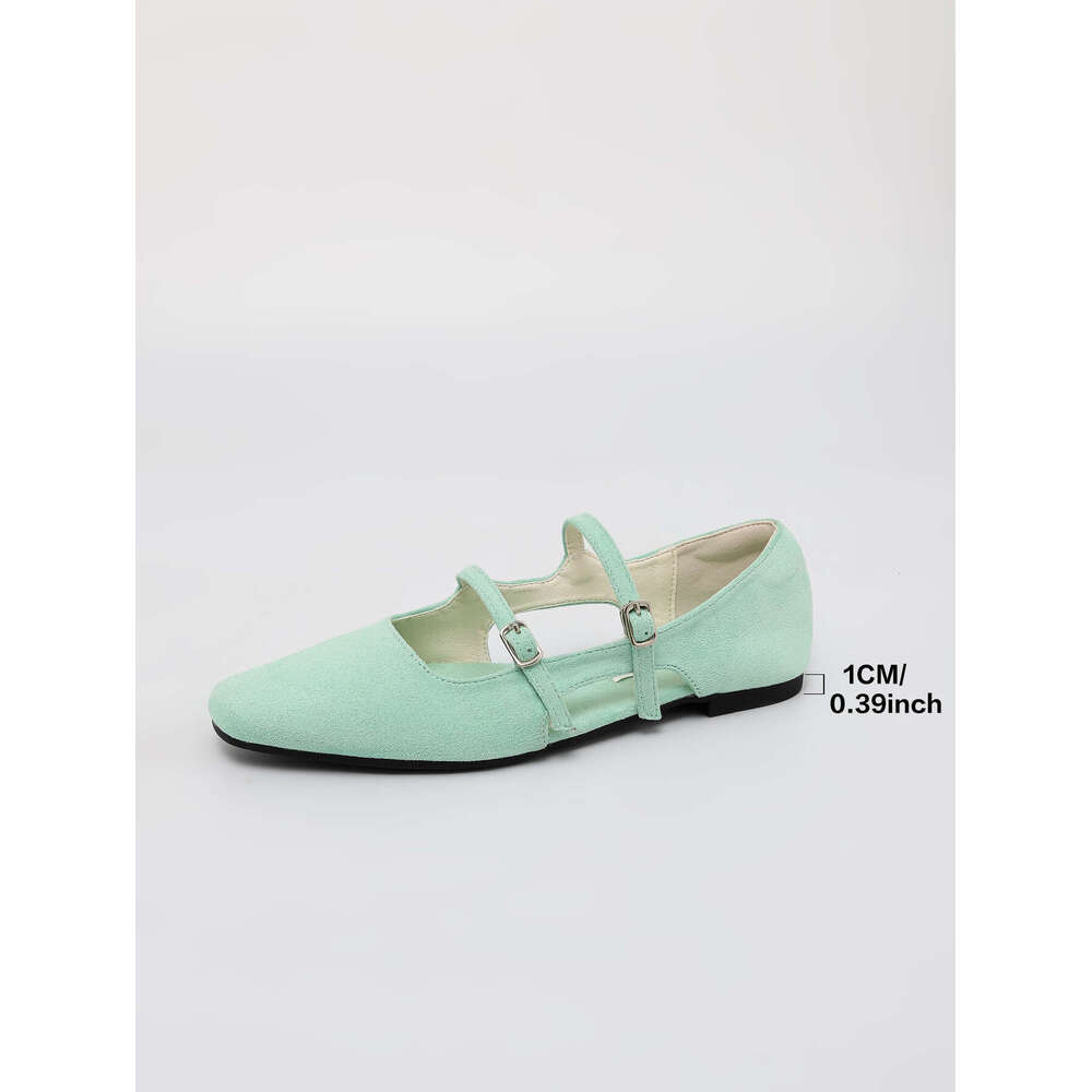 2025 New Side Hollow Flat Summer Outdoor Wear High-end Double Row Single Strap Soft Sole Casual Shoes for Women Elegant