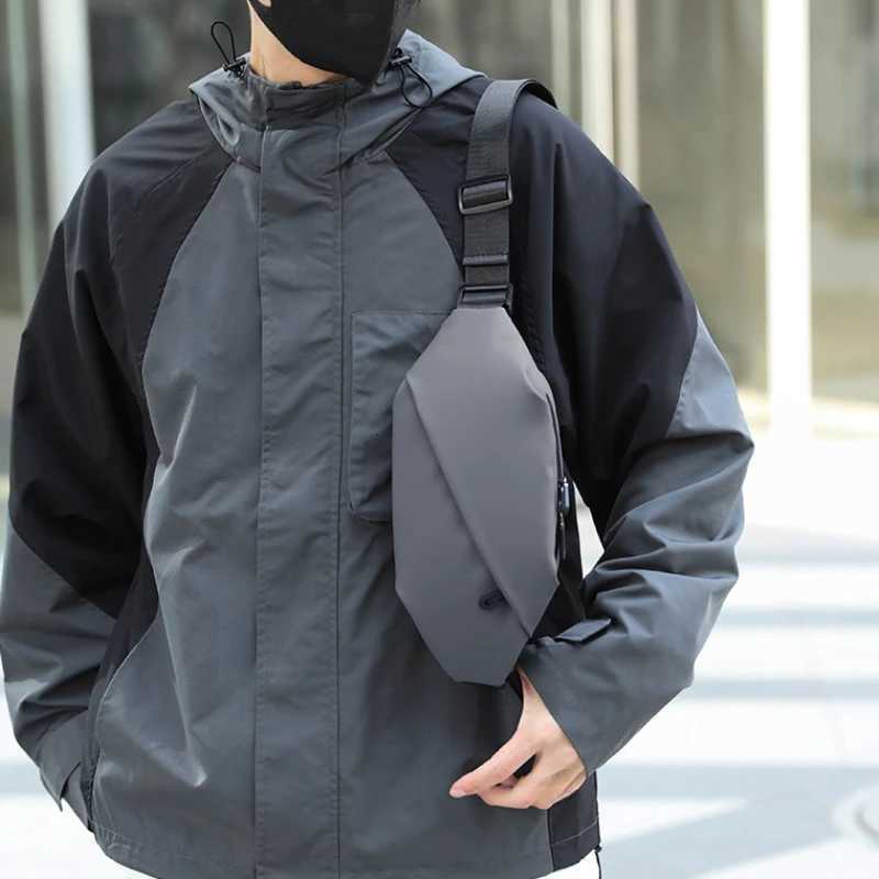 Men Minimalist Outdoor Sports Running Jogging Waist Bag Men Waterproof Fanny Pack Stylish Crossbody Belt Bag Waist Bag for Men Y250724