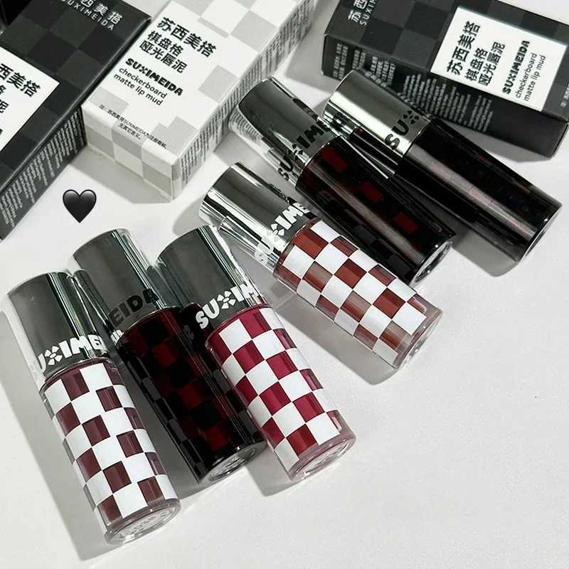Matte Lipstick Punk Dark Red Lip Gloss Waterproof Lasting Smoky Nude Purple Matte Lipstick Natural Chocolates Lip Tint MakeupXJ250724