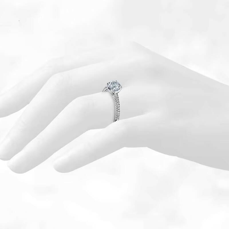 Classic DIAMOND ENGAGEMENT RING- Moissanite