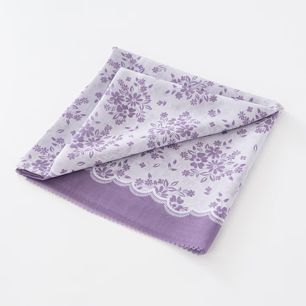 T1307 New Style Square Scarf Lace Bali Printed Sunscreen Scarf Indonesian Scarf