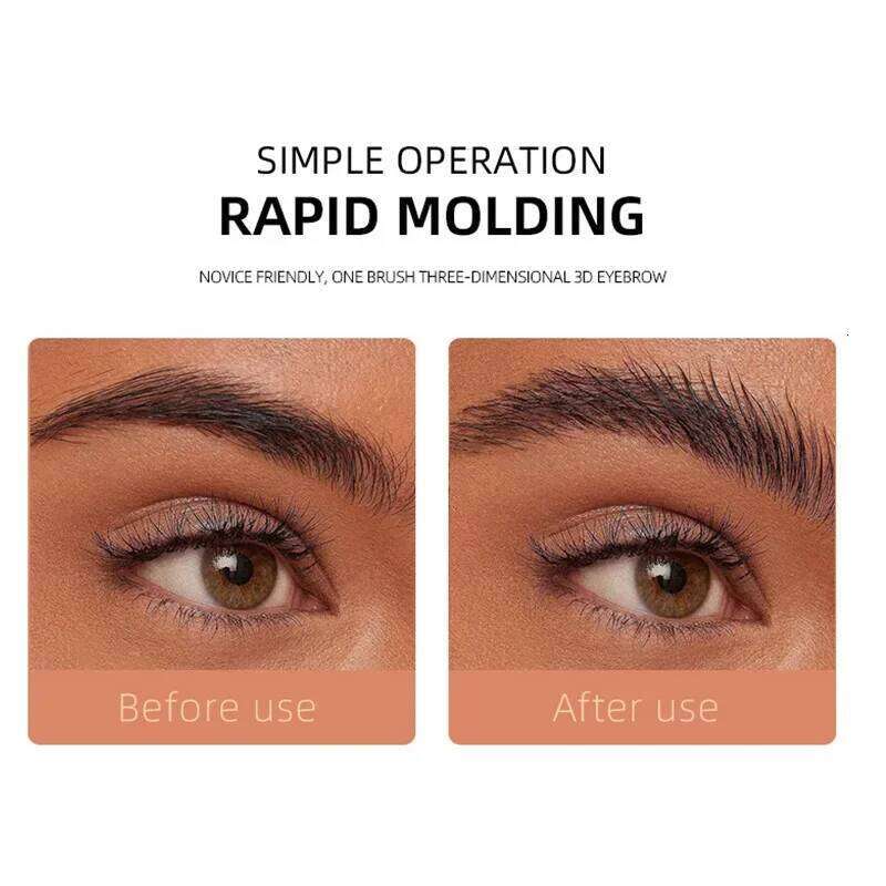 3D Wild Eyebrow Gel Wax Brow Styling Soap Waterproof Long Lasting Tint Eyebrows Enhancers Brows Black Brown Cream Cosmetic Tools X250