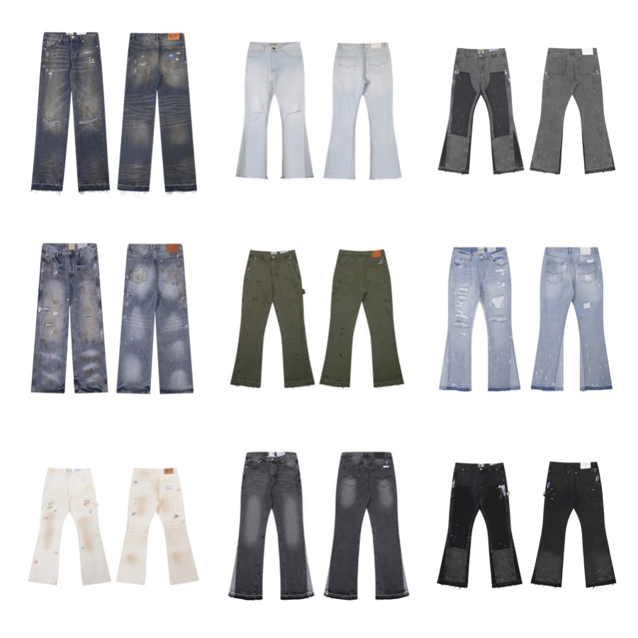 designer mens Jeans Loose Jean Hombre trousers men and women fashion brand luxury pants denim pant Trend Brand Motorcycle men's Pants 01