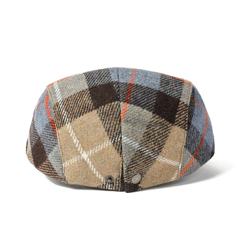 Mens sboy Hat Plaid Flat Ivy Gatsby Gol Cap Fashion Colorful Striped Plaid Driving Cap fot Men and Women 250723