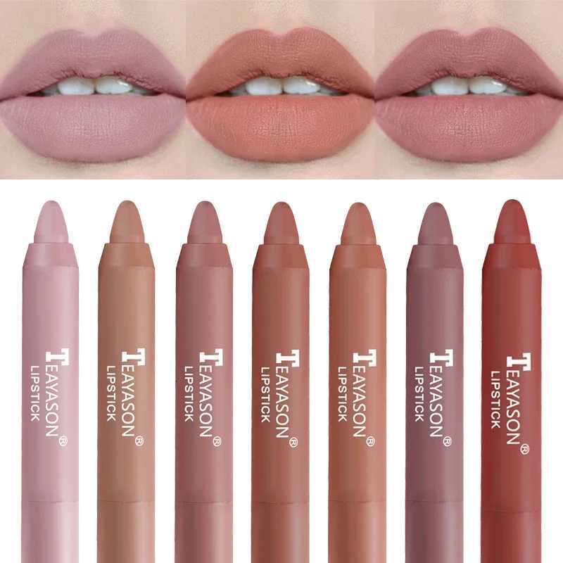 Nude Series Velvet Matte Lipstick Pencil Waterproof Long Lasting Red Lip Stick Non-Stick Cup Makeup Lip Tint Pen Cosmetic MakeupXJ250724