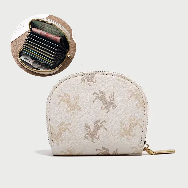 Free Shipping Designer Luxury Women's Handbag Coin Card Holder Convenient Multi-functional ID Holder Unicorn Pattern Series New Fashion Wallet