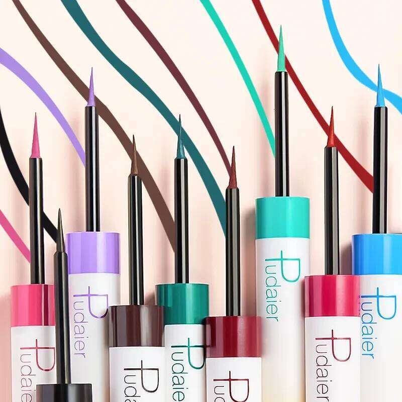 12 Colors Liquid Pencil Shimmer Sexy EyeShadow Portable Waterproof Durable Eyeliner Women Hot Sales Makeup Cosmetics X250725 X250725