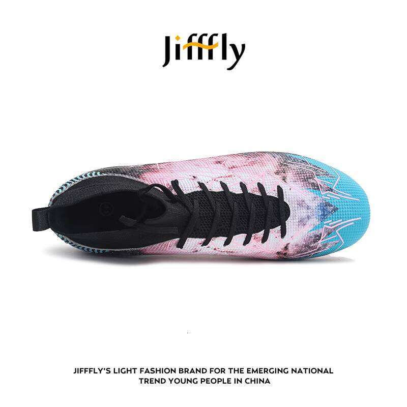 JiffFly Men's Soccer Cleats FG Long Spikes for Adults & Students