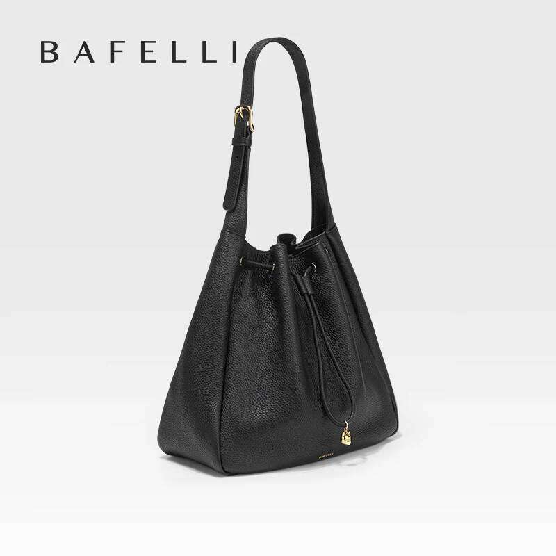 Luxury designer niche BAFELLI women's new fashion leather fashion high quality large capacity shoulder bag portable