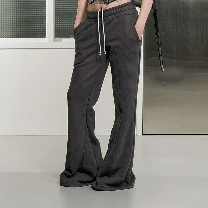 Women's Clothing 2024 Summer New Street Fashion Solid Color High Waist Straight Casual Pants for Women ec6