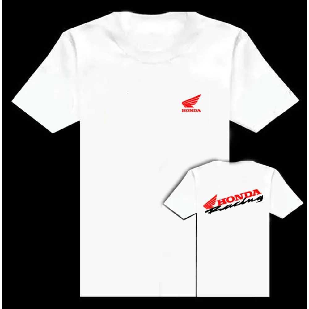 Honda CBR Non-Double Gold Wing American Retro Motorcycle Racing Mens T-shirt Printed Loose Short-sleeved Overalls R250724