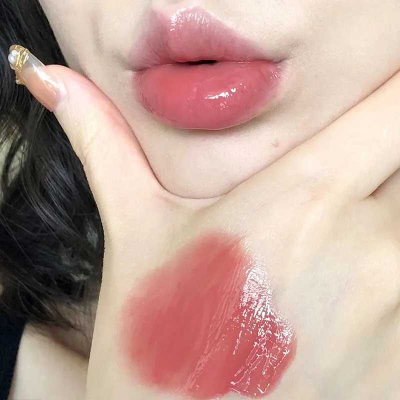 TATIBEAUTY Lip Jelly Essence Hydrating Lipstick Lip Gloss Lip Gloss Mirror Lip Gloss Lipstick Tender Pink Student MakeupXJ250724