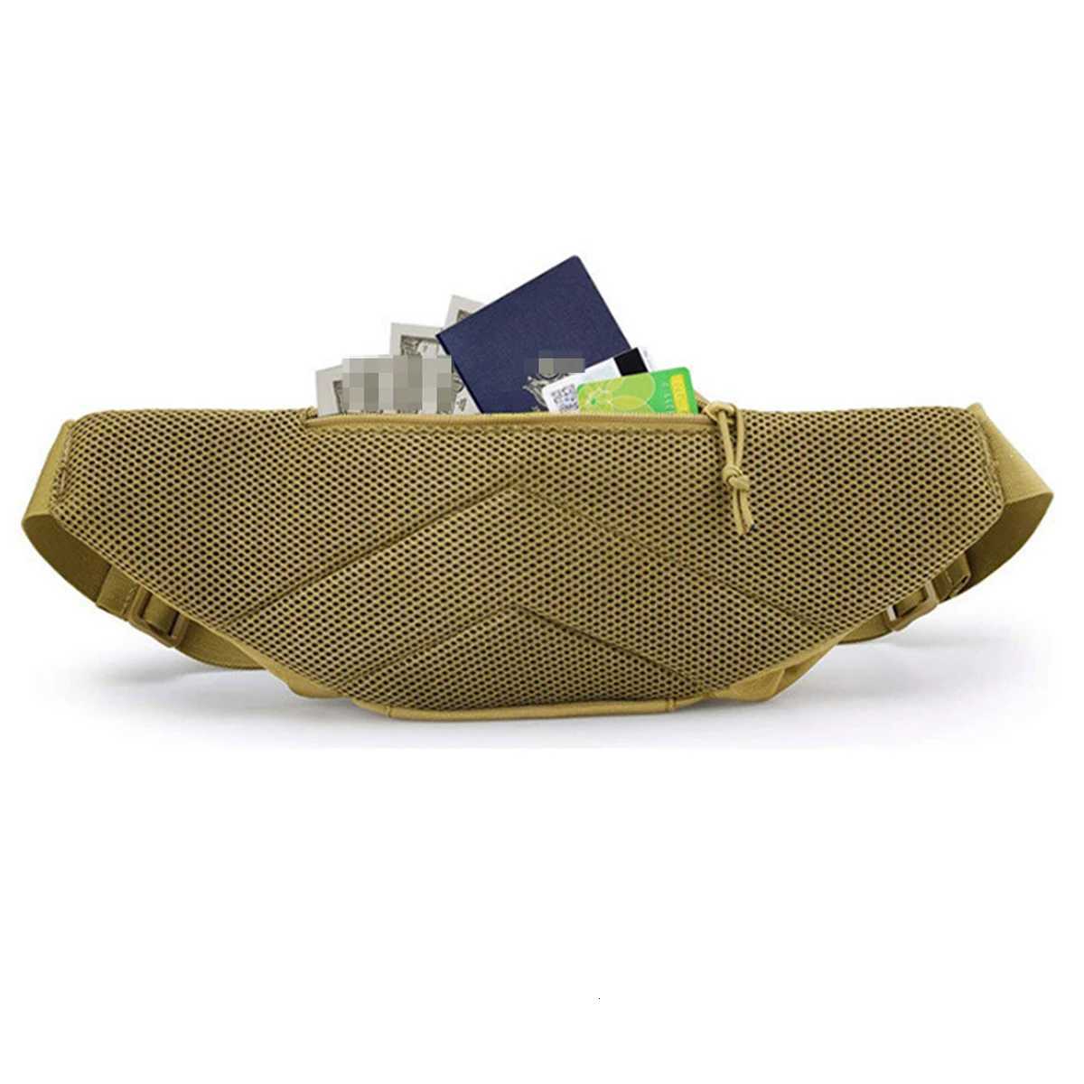 Men Waist Fanny Pack Belt Bag Tactical Military Motorcycle Rider Sports Climbing Camping Nylon M Tool Sling Ch Hip Bum Bag Y250724
