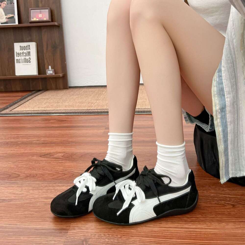 Dexun Summer Versatile Outdoor Thick-Soled Women's 2025 New College Style Casual Dad Shoes for Women