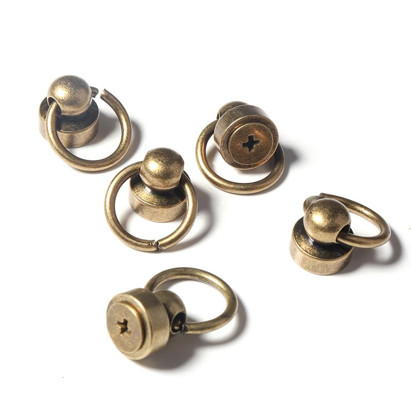 SAUVOO 10pcs/bag Monk Head Metal Pacifier Nail Bag Studded Hook For Bag Hat Choker Phone Case DIY Crafts Accessories 250723