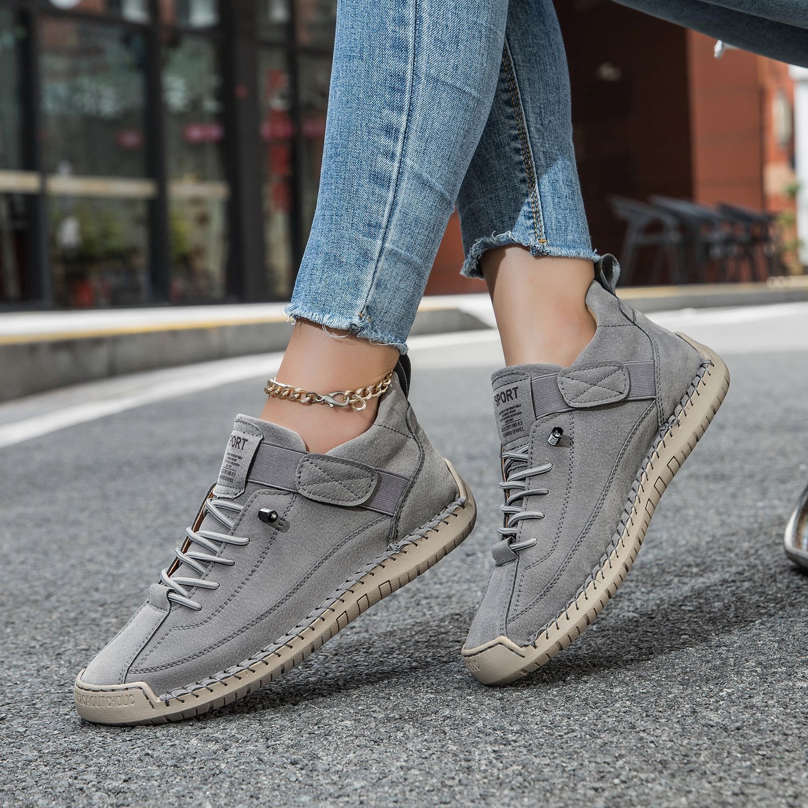 Men Women Training Shoes Designer Shoes Lightweight Cushioned Blue Gray US 8 Spring Winter Mesh Affordable High Classic Sneakers