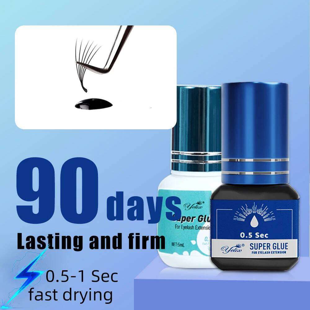 Yelix Extension 0.5-1 Sec Fast Dry Individual Lashes Sensitive Eye Eyelash Glue Wholesale Customization X250725
