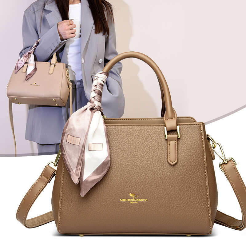Counter Gift Scarf Handbag New Large Capacity Shoulder High-end Feel Women's Commuter Crossbody Bag