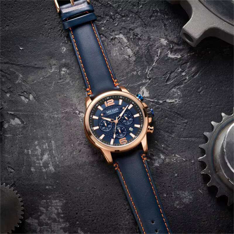 Elegant Collection of High-Quality MEGR Male Watches Including A/B Sides, Shock Resistant Movement & Comfortable Fit