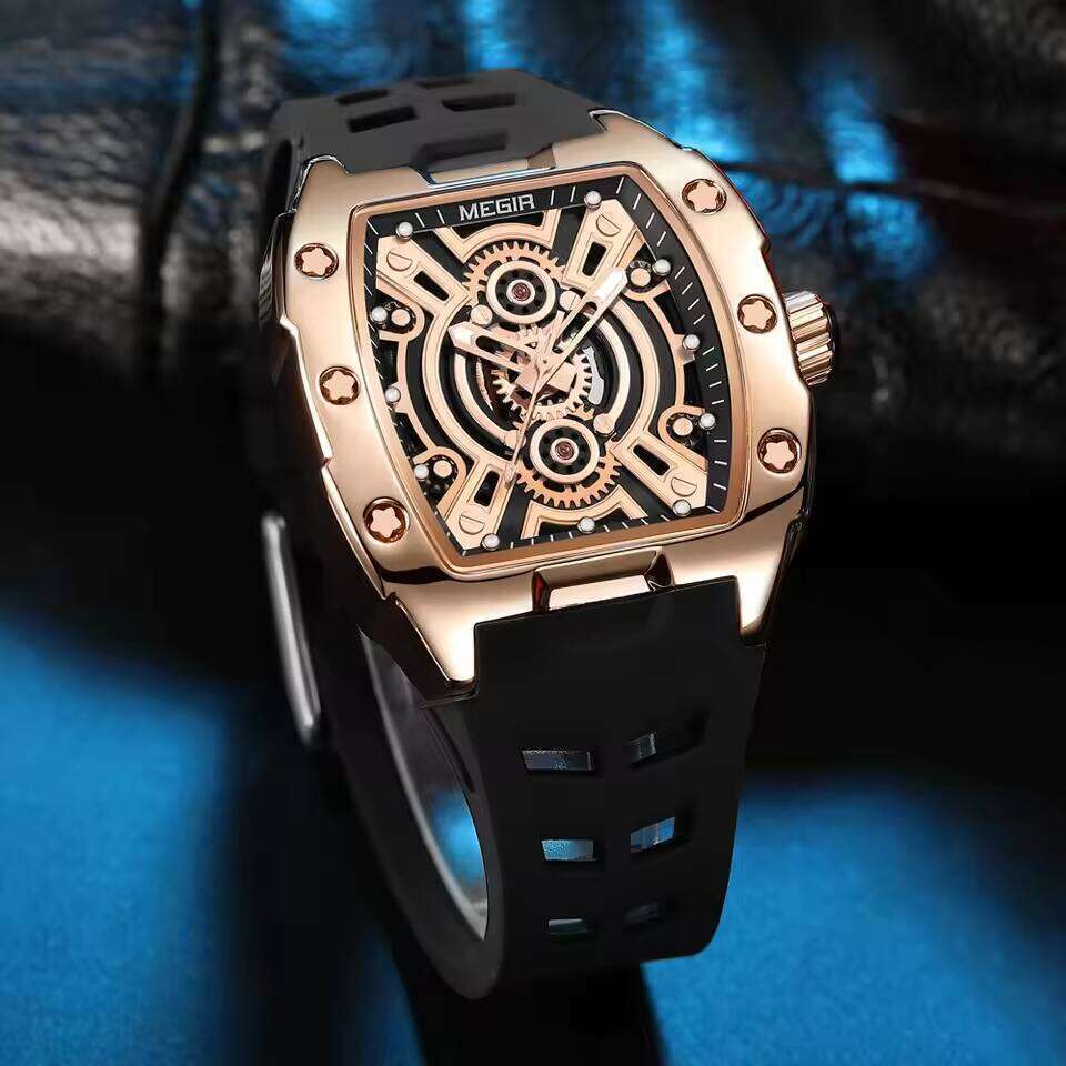DHwatches MEGIR Men's Sports Watch - Digital-Analog, Luminous, 30M Waterproof, Silicone Strap, Japanese Quartz Wristwatch