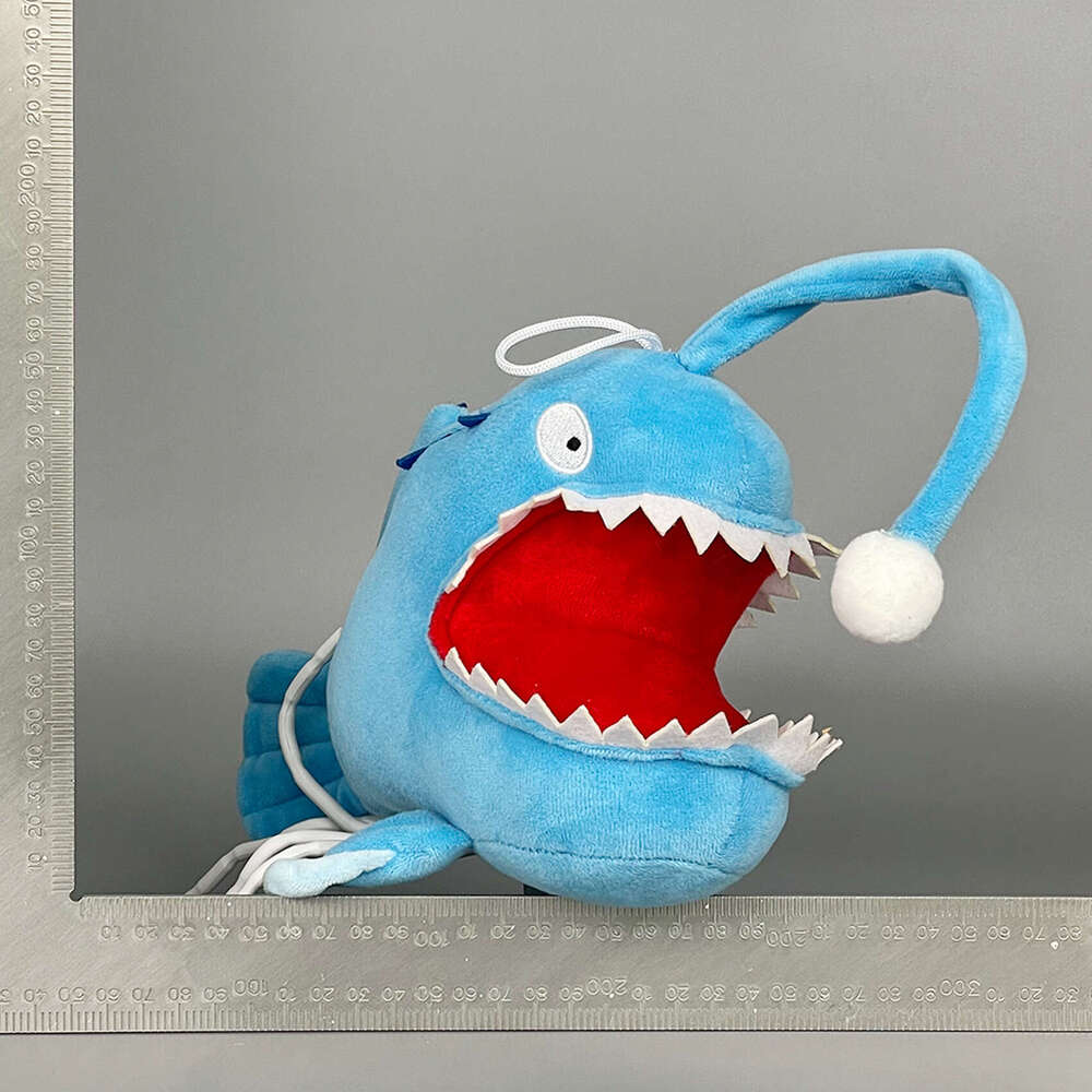 New Monkfish Slippers Devil Lantern Fish Plush Toy Game Peripheral