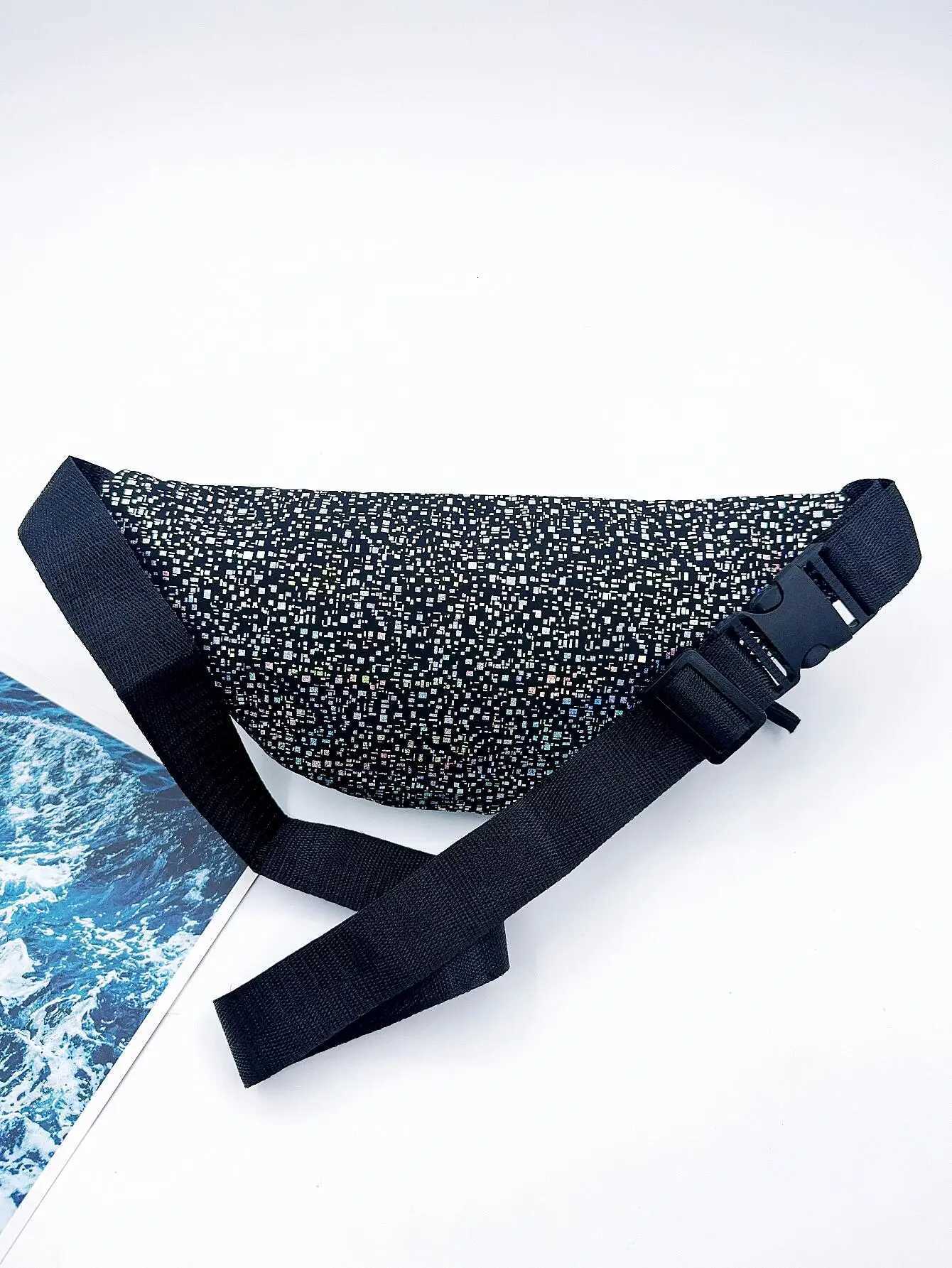 Sparkly Holographic Fanny Pack Belt Bag for Wen I Travel Crossbody Fanny Packs for Wen Fi Waist Pack Bum Bag Y250724