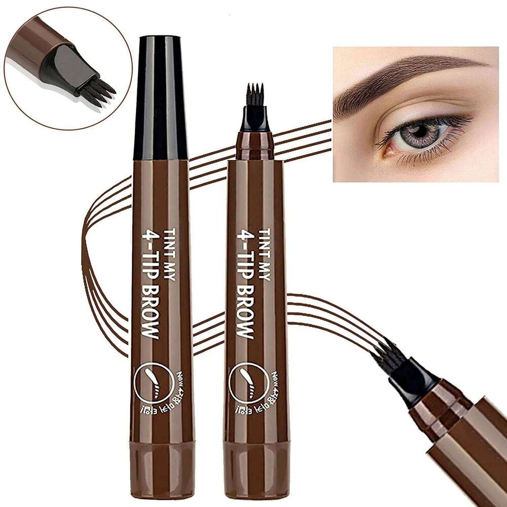 5 Colors Microblading Waterproof Liquid Pencil Long Lasting Eyebrow Pen 4 oints eyebrow pen Cosmetics X250725