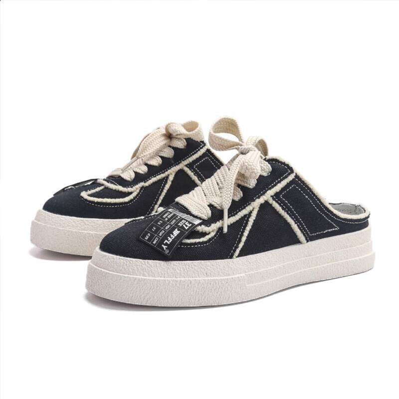 Jifffly Women's Canvas Slip-On Shoes - Summer Style Flat Sneakers with Small Bag