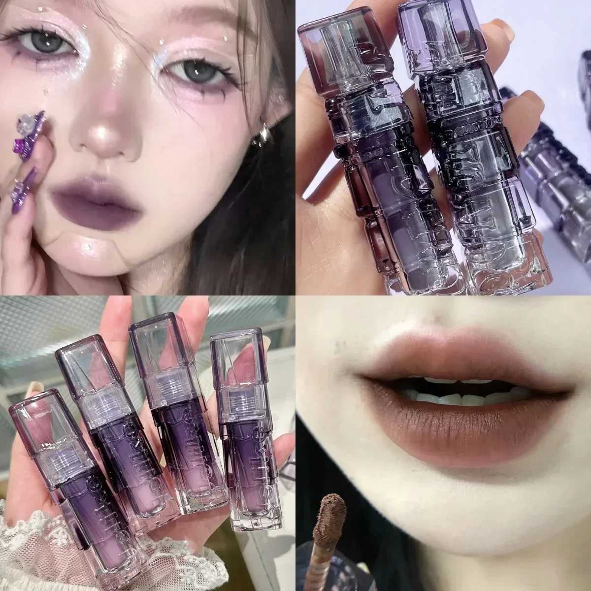 Dark Brown Matte Velvet Lip Gloss Waterproof Liquid Lipstick Nude Lip Tint Mud 6 Colors Lip Glaze Long Lasting Cosmetics MakeupXJ250724