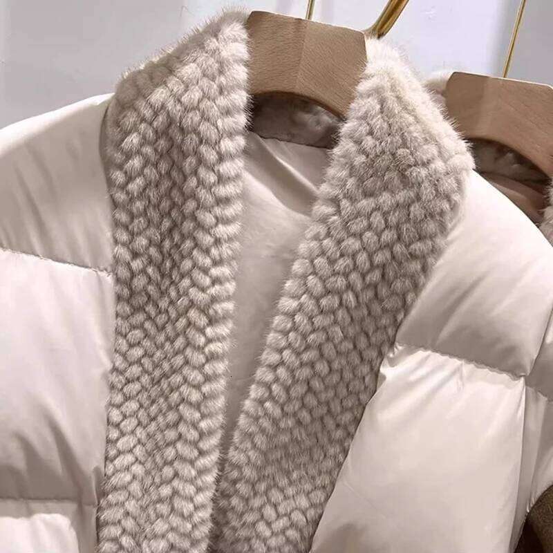 New Cotton-Padded Women's Ing Buckle Winter Solid Color Overcoat Parkas Fashion Bread Cotton Jacket Coats