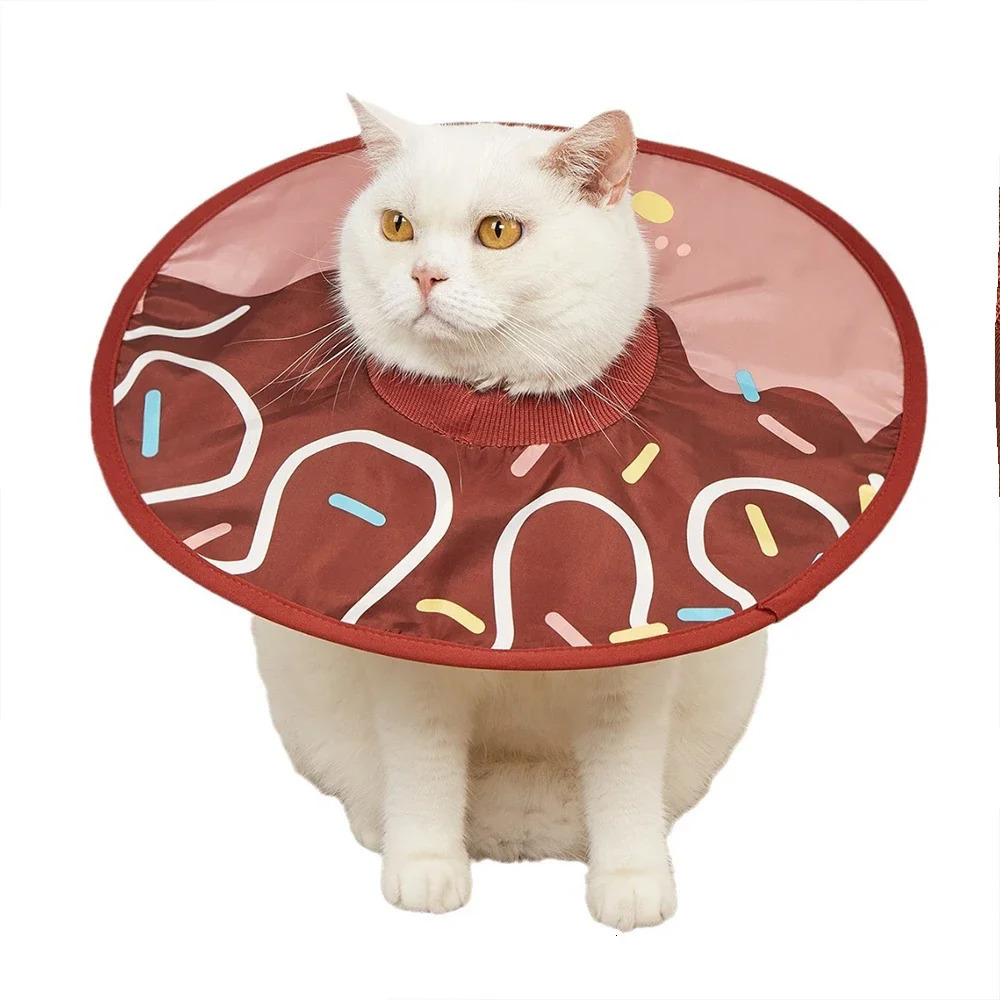 Pet Collar Anti Bite Anti Lick Wound Healing Protection Sunflower Shaped Cat Recovery Collar Elizabethan Collar 250716