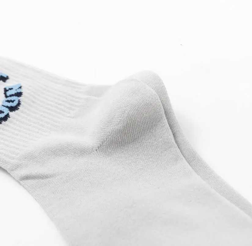 3 Pairs/Box Mens Socks Fashion Hot Sale Men Women Fashion Personality Solid Color 3D Letter Hip Hop Match Tidal Youth Socks X250725