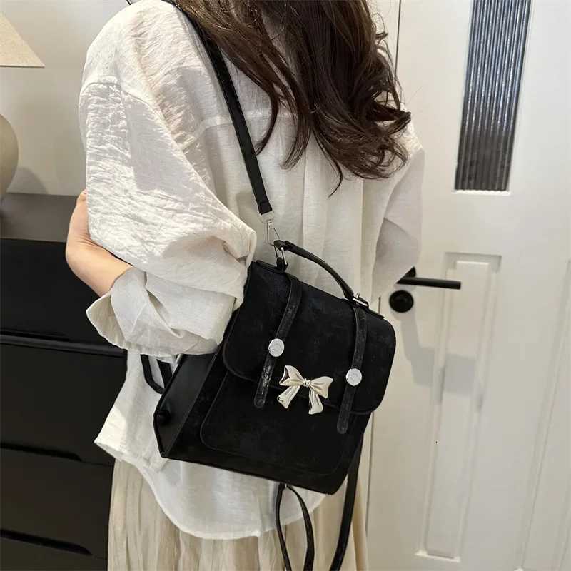 Fiable Design Wens Backpack Unique Small Square Handbag Casual Korean Style Single Shoulder Bag Y250724