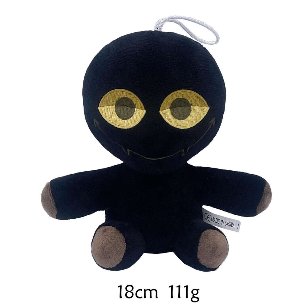 Slap Battles Bob Plush Little Black Man Game Peripheral stuffed Toy New Product