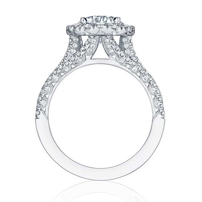 Huitan Trendy Womens Ring Bright Cubic Zirconia Luxury Engagement Ring Fashion Wedding Party Jewelry Direct Shipping W250417