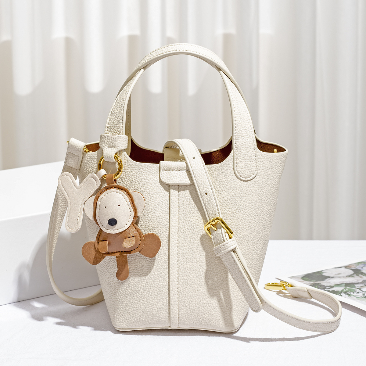 fashion 2025 Summer New Women s Shoulder Bag Basket Handbag Bucket Bag Fashion Shoulder Bag Summer New Women s Crossbody Bag Summer New Designer Bag