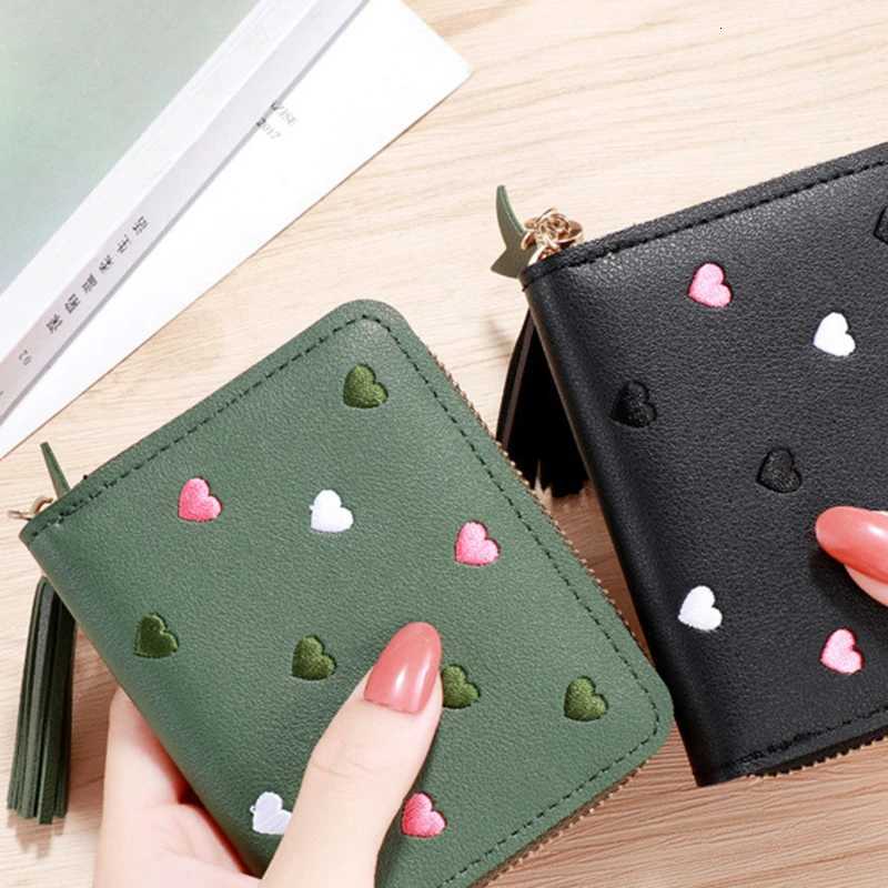 1PC Wallet Women Ladies Mini Tassel Wallets Cute Short Zipper Lovely Pu Leather Coin Purse Female Hand Wallet Z250725