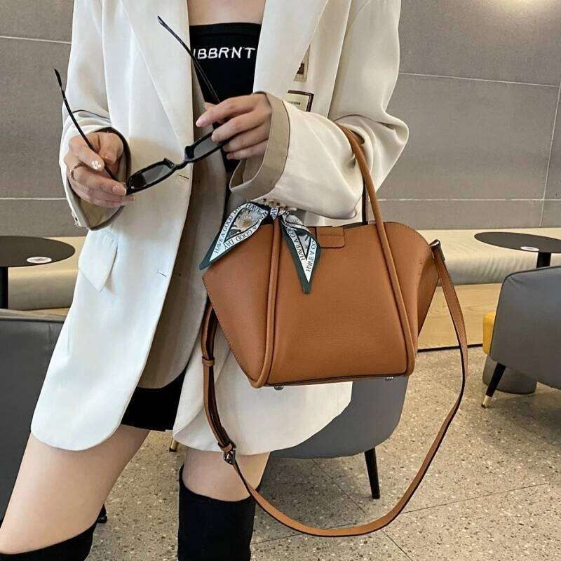 YANATARI Genuine Handbag Leather Minimalist Crossbody Women Female Shoulder Bag Cowhide Vintage Bag 25075-26