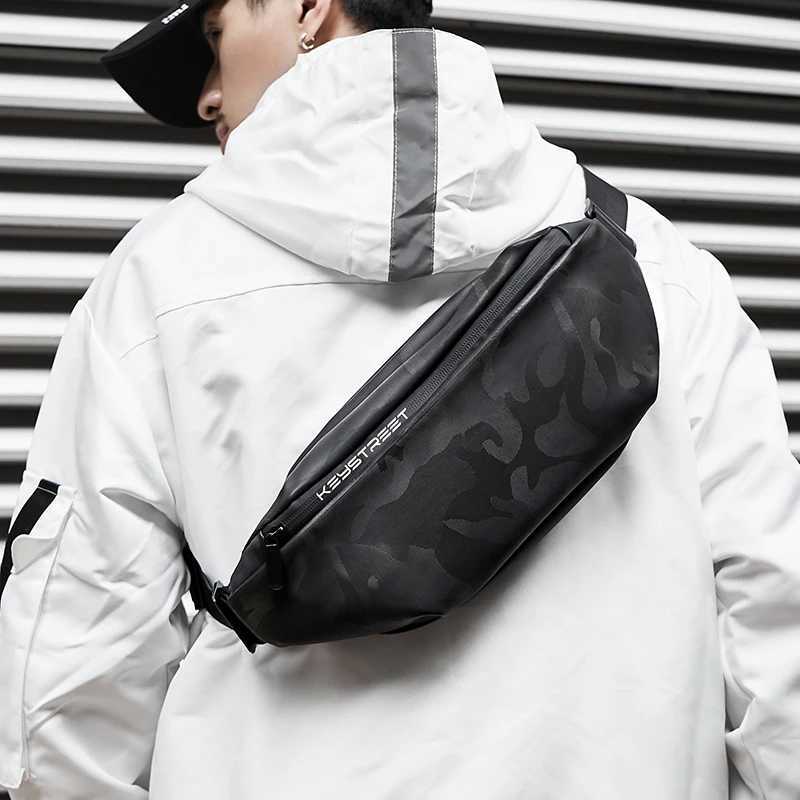 Small Waist Pack for Men Wen Mini Adjustable Waterproof Shoulder Crossbody Bag Casual Black Fanny Belt Wallets Purse Ch Bag Y250724