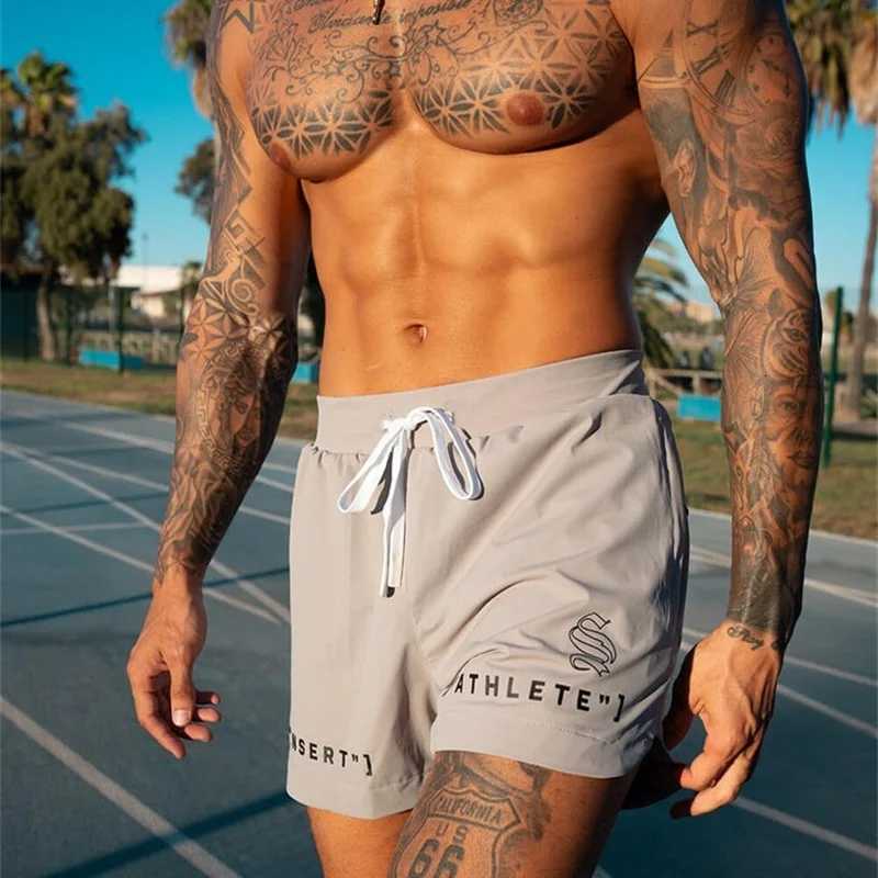 2025 Summer Jogging Sweatpants Basketball Running Shorts Men Breathable Fitness Fashion Workout Shorts Men Quick Dry Sports Pants W250724